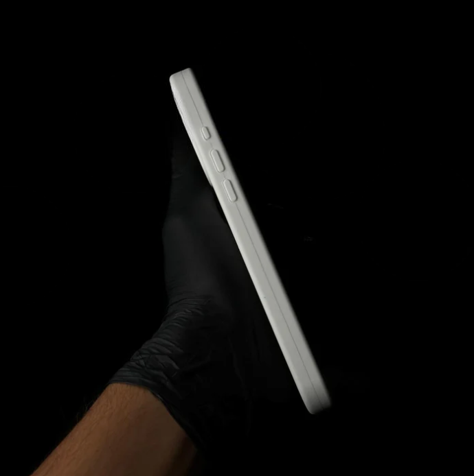 White Silicon Case