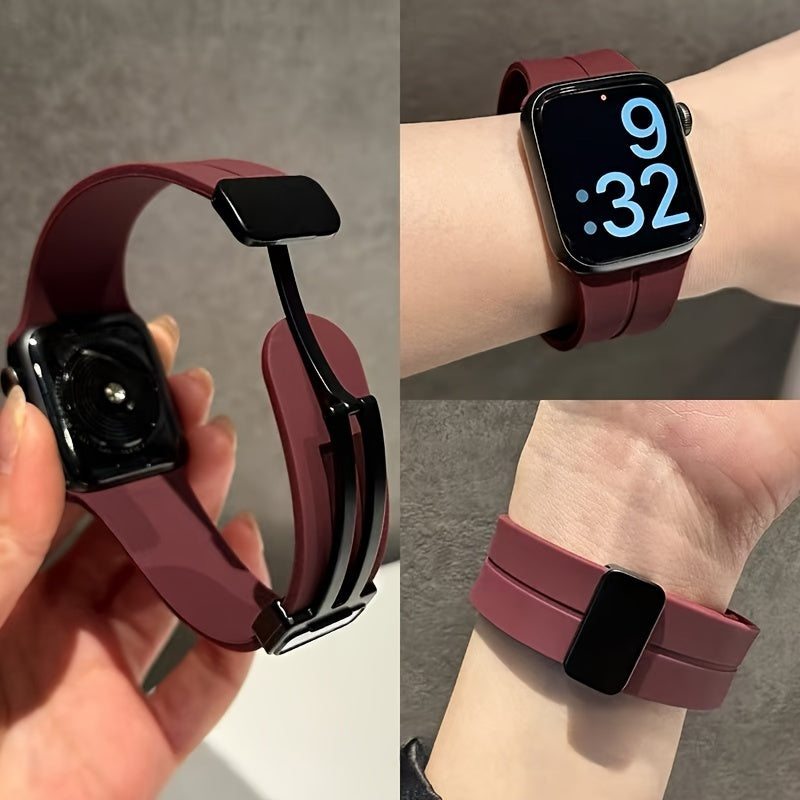 Luxury Two-Tone Silicone Watch Band for iWatch