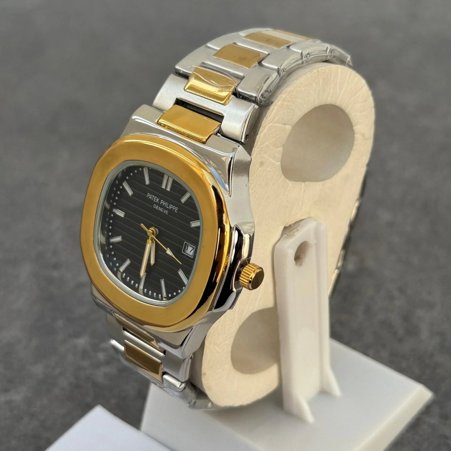 Patek Philippe Date Just - Two Tone Golden Black