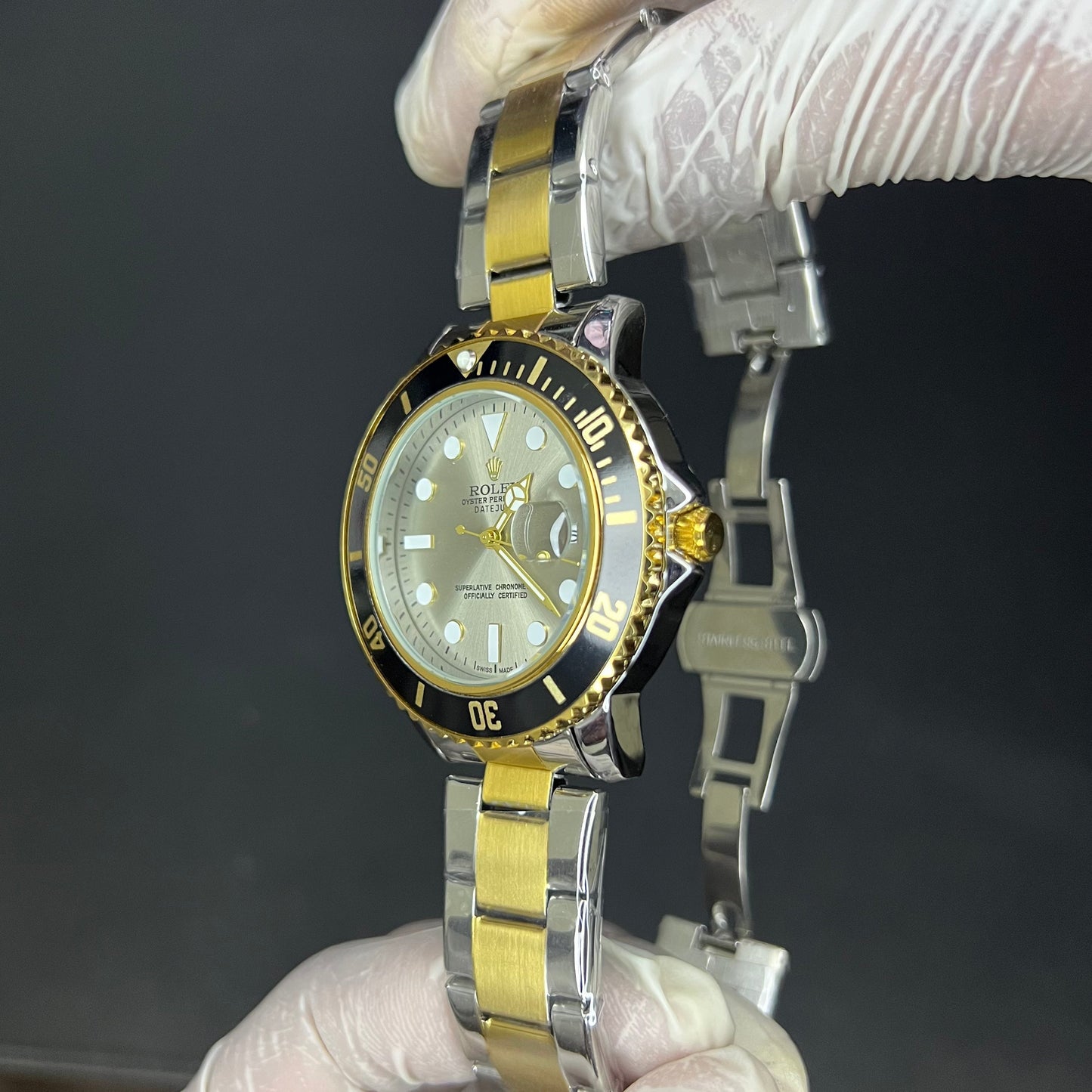 Rolex Submariner Two Tone Gray