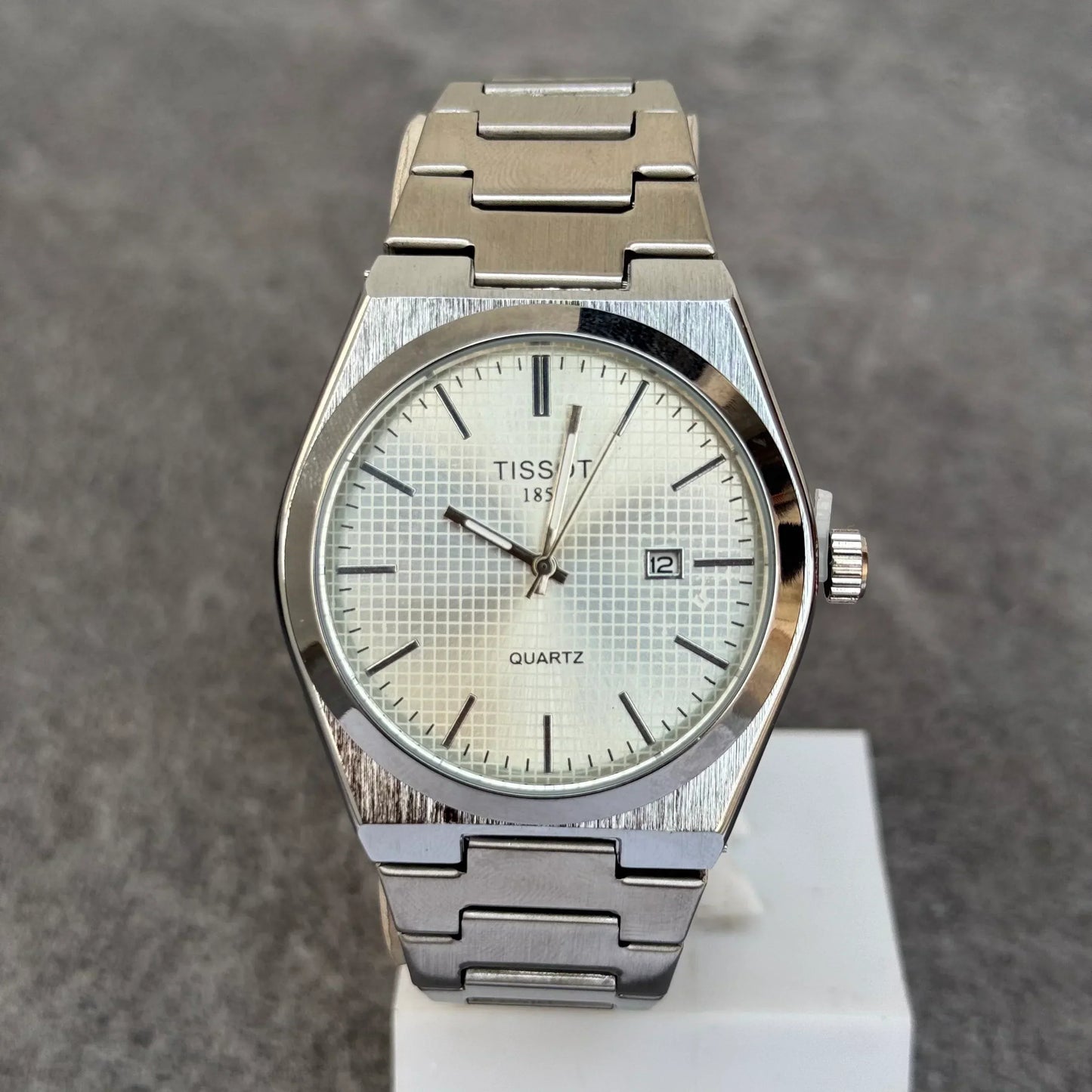 Tissot PRX Chain Watch - Silver White