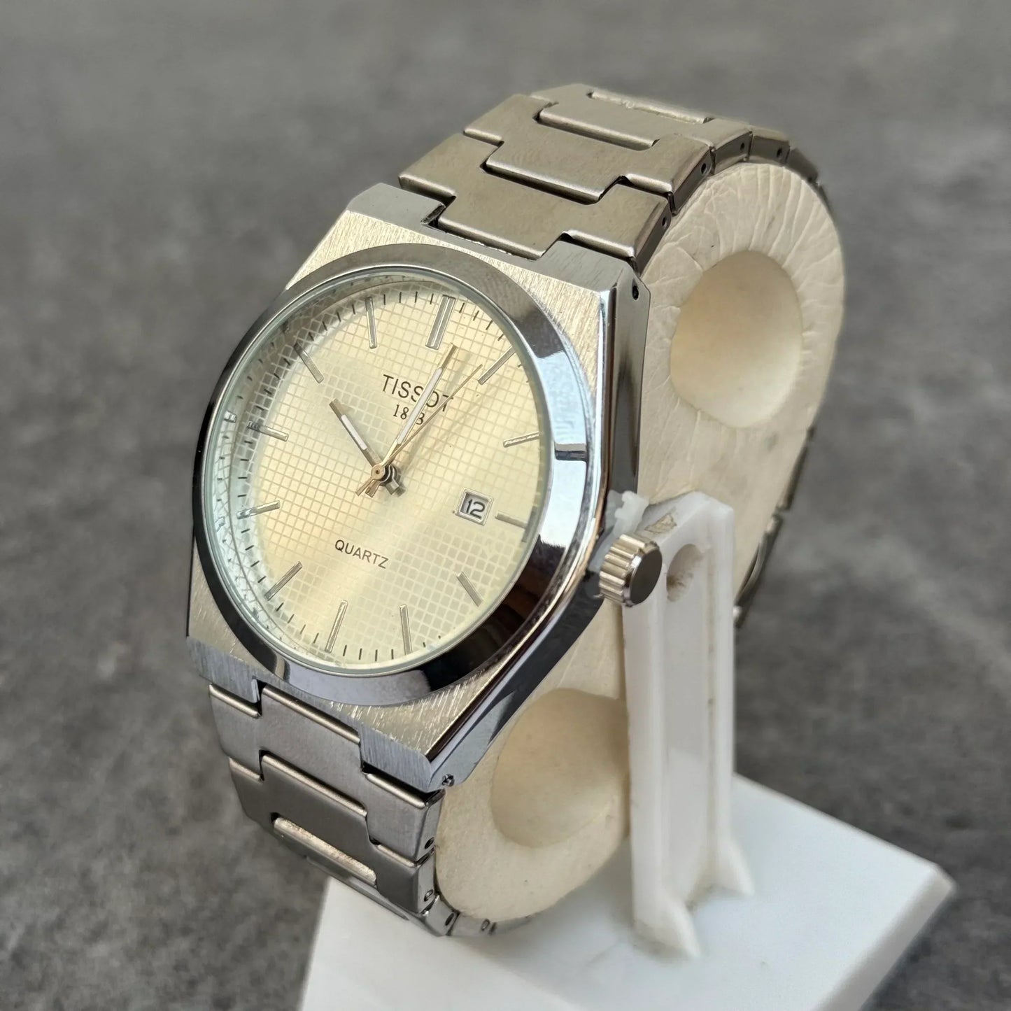 Tissot PRX Chain Watch - Silver White