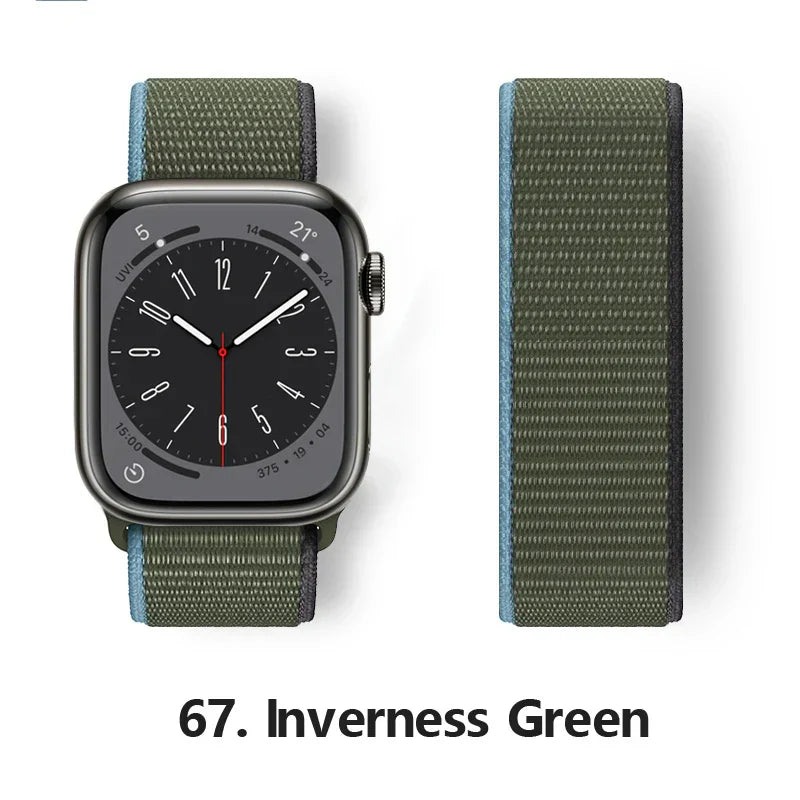 Nylon loop Correa For Apple Watch Band