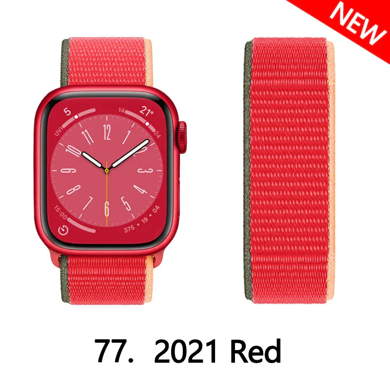 Nylon loop Correa For Apple Watch Band