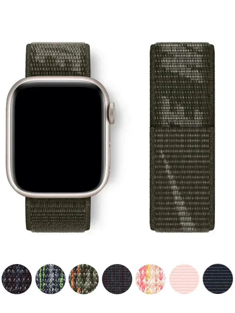Nylon Strap For Apple Watch Band