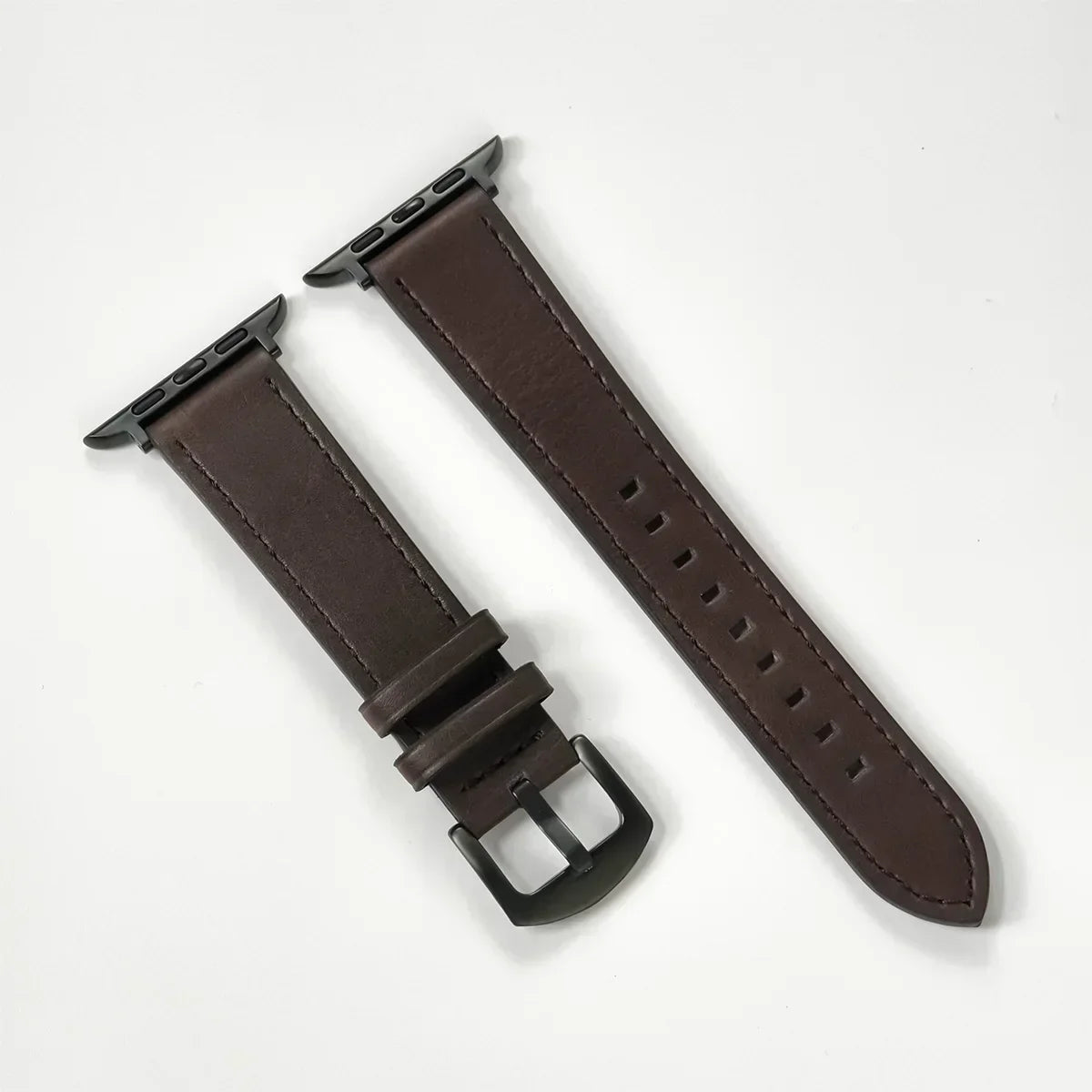 Kalfsleren horlogeband voor Apple Watch-band