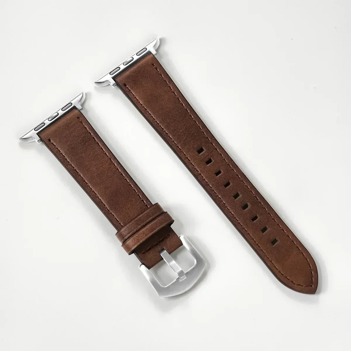 Kalfsleren horlogeband voor Apple Watch-band