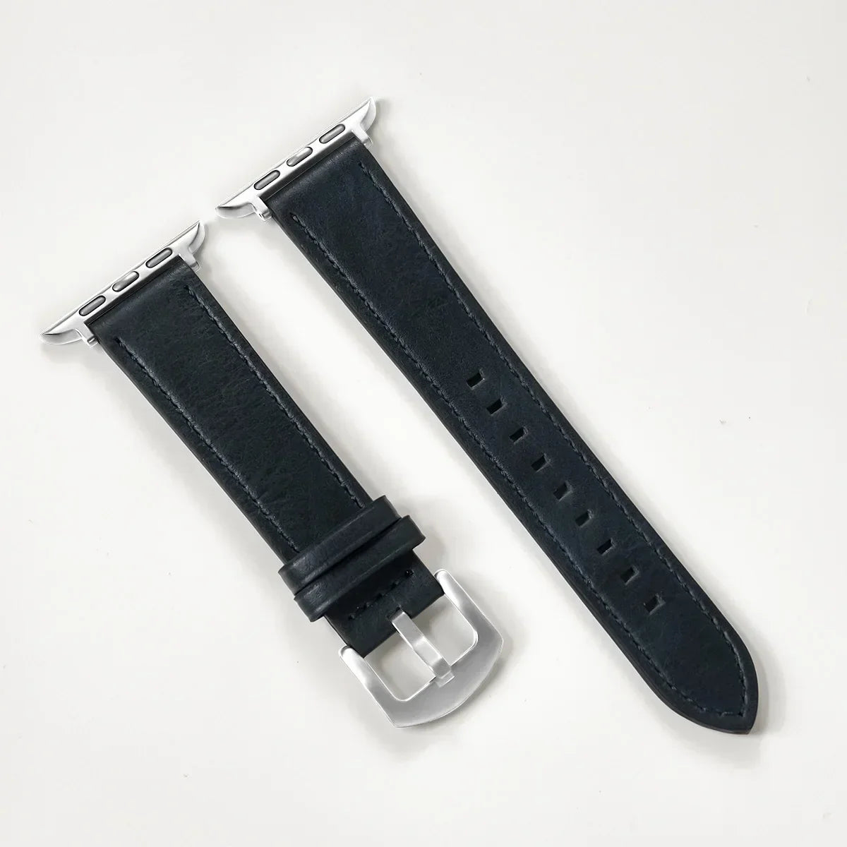 Kalfsleren horlogeband voor Apple Watch-band