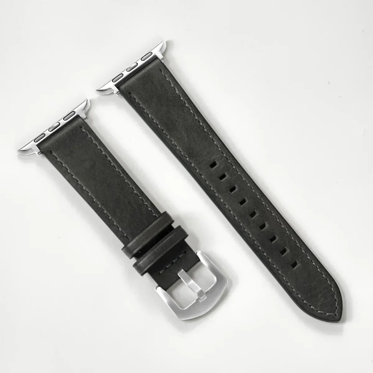 Kalfsleren horlogeband voor Apple Watch-band