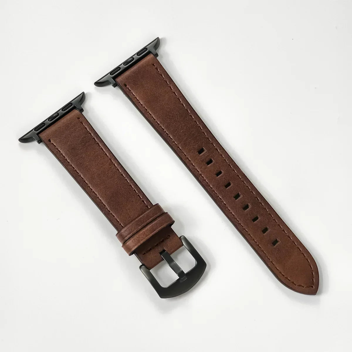 Kalfsleren horlogeband voor Apple Watch-band