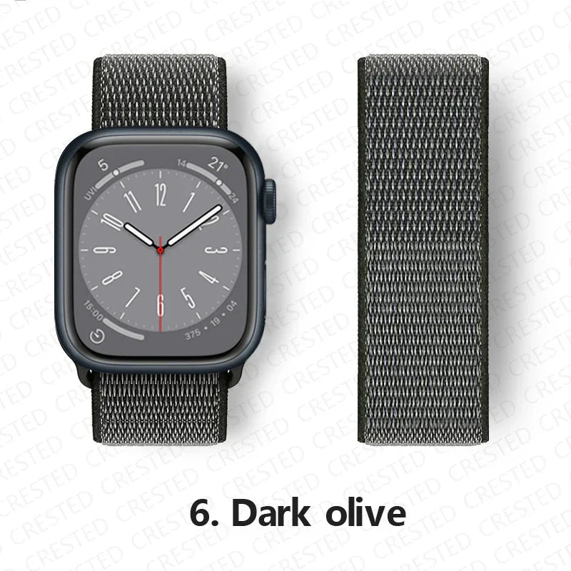 Nylon loop Correa For Apple Watch Band