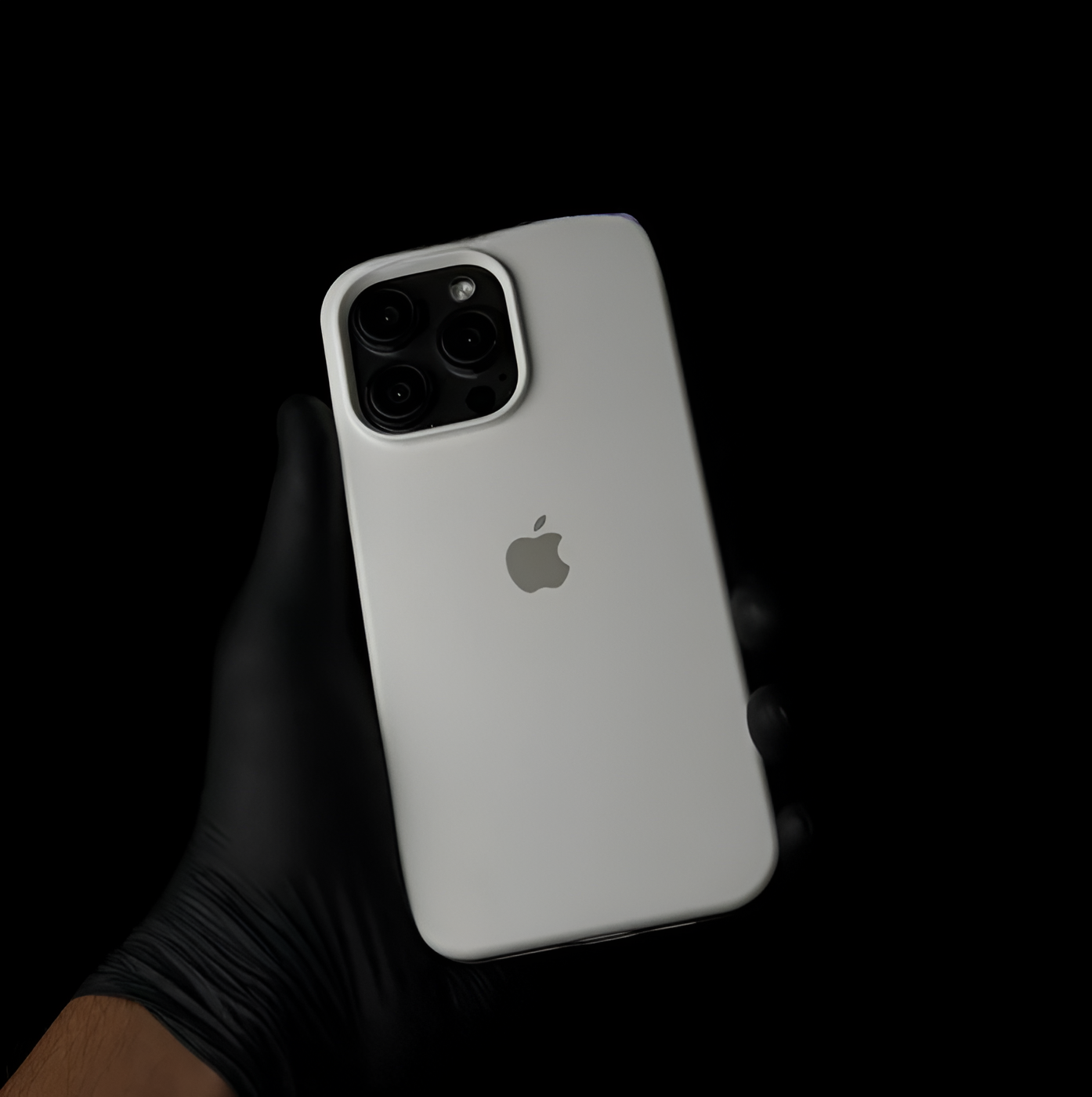 White Silicon Case