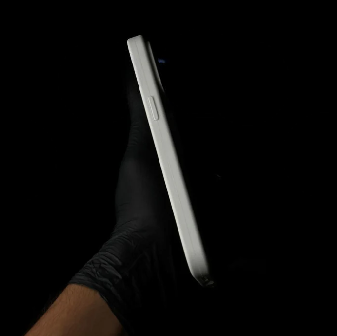 White Silicon Case