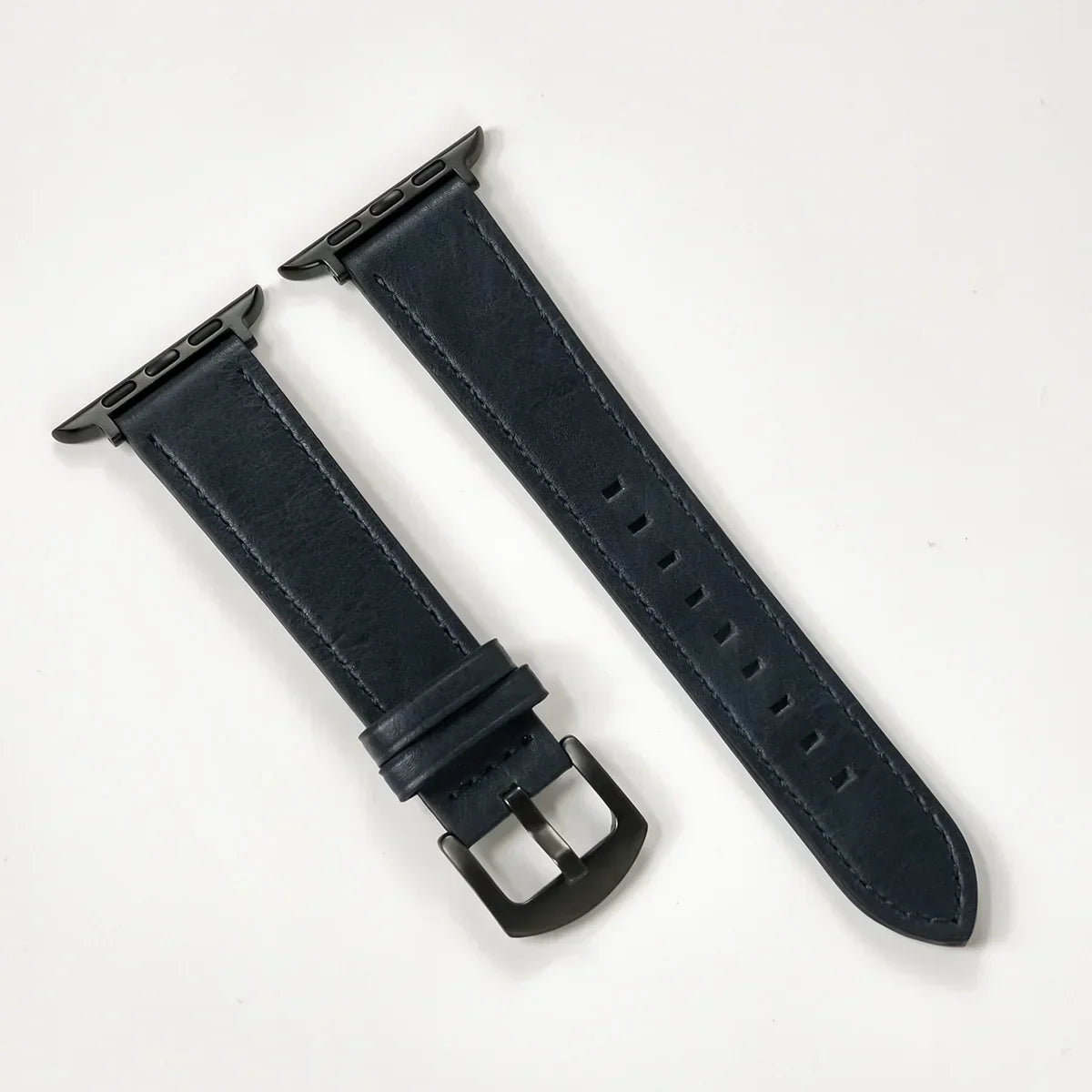 Kalfsleren horlogeband voor Apple Watch-band