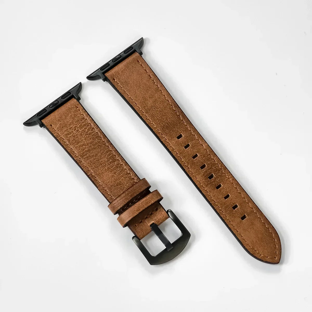 Kalfsleren horlogeband voor Apple Watch-band