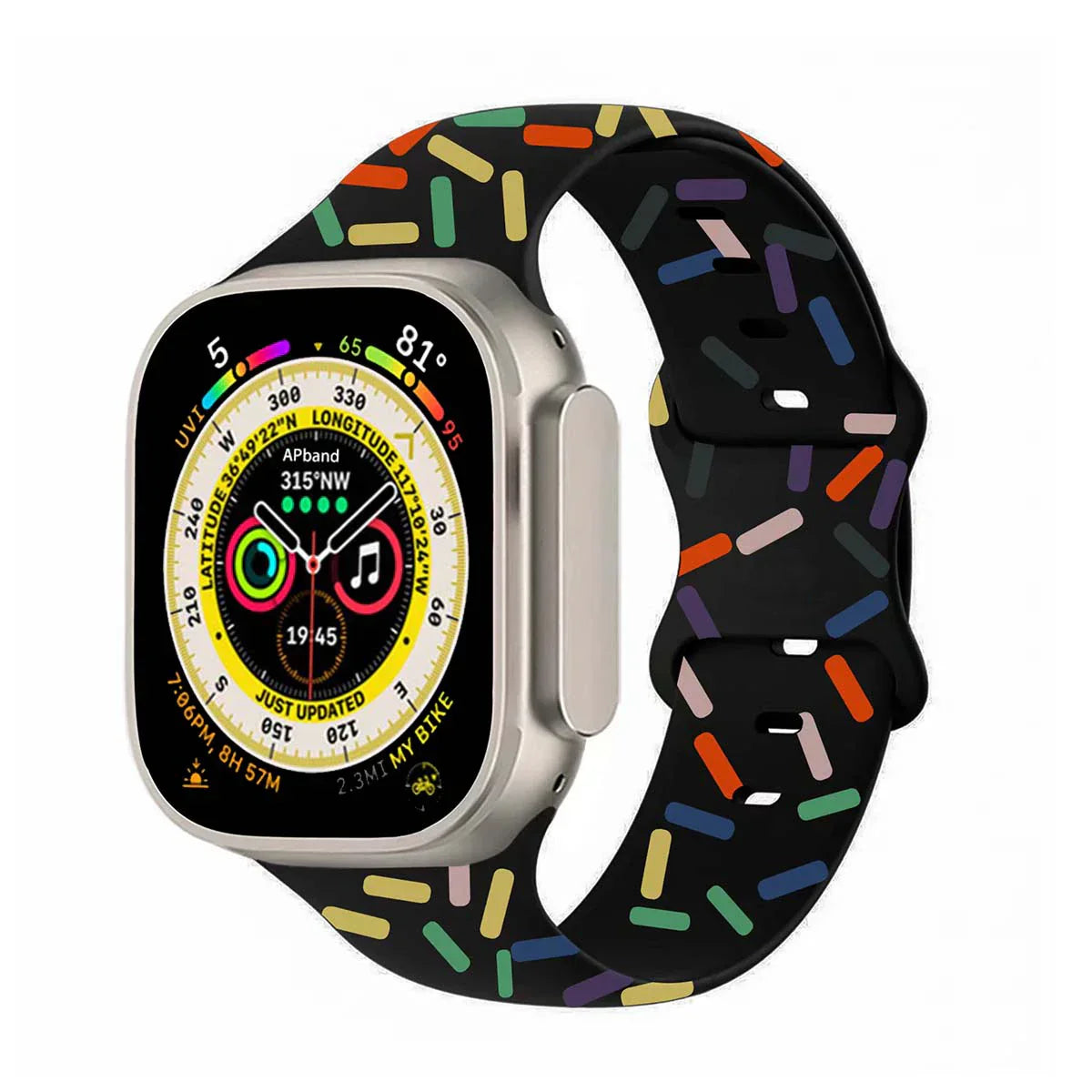 Silicone Strap For Apple Watch Band