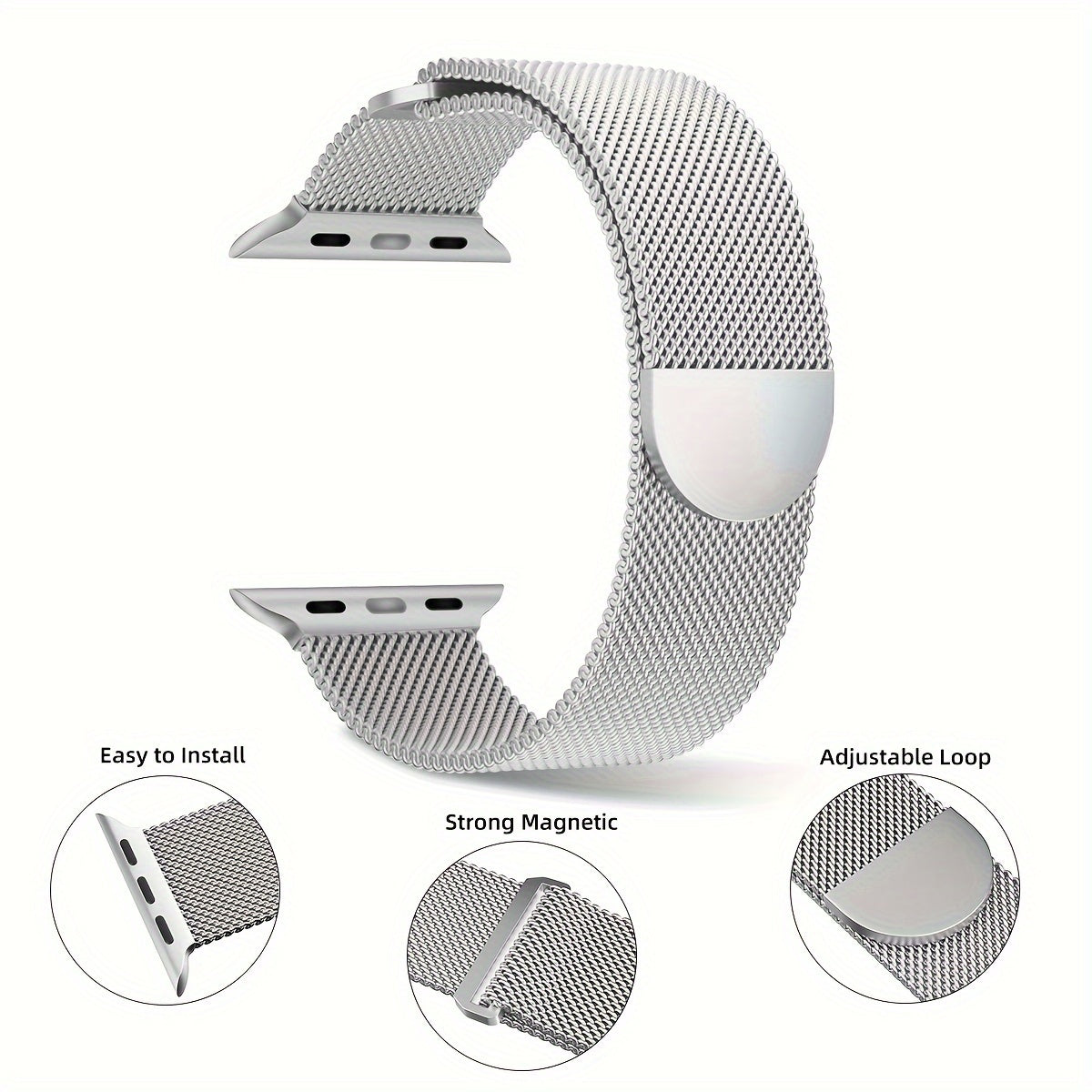 Suitable For Apple Watch Milan Long And Short Magnetic Straps