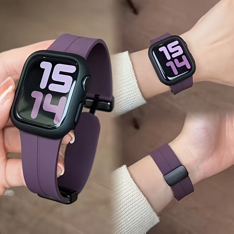 Luxury Two-Tone Silicone Watch Band for iWatch